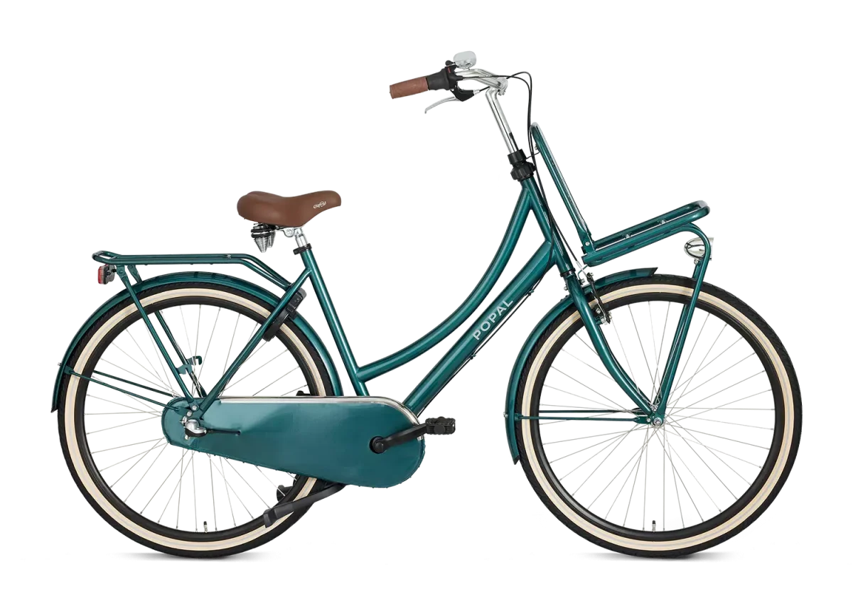 28 Tommer Damecykel Popal Daily Basic 3 Gear, Skovgrøn 1 28 Tommer Damecykel Popal Daily Basic 3 Gear, Skovgrøn