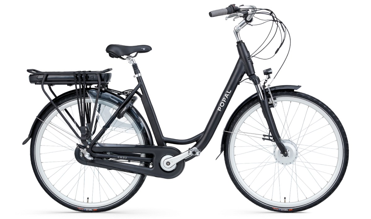 Elcykel Popal Sway 3 Gear V-bremser Mat Sort 1 Elcykel Popal Sway 3 Gear V-bremser Mat Sort