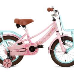 Supersuper 14 Tommer Pigecykel Lola Super Super Roze Turkis