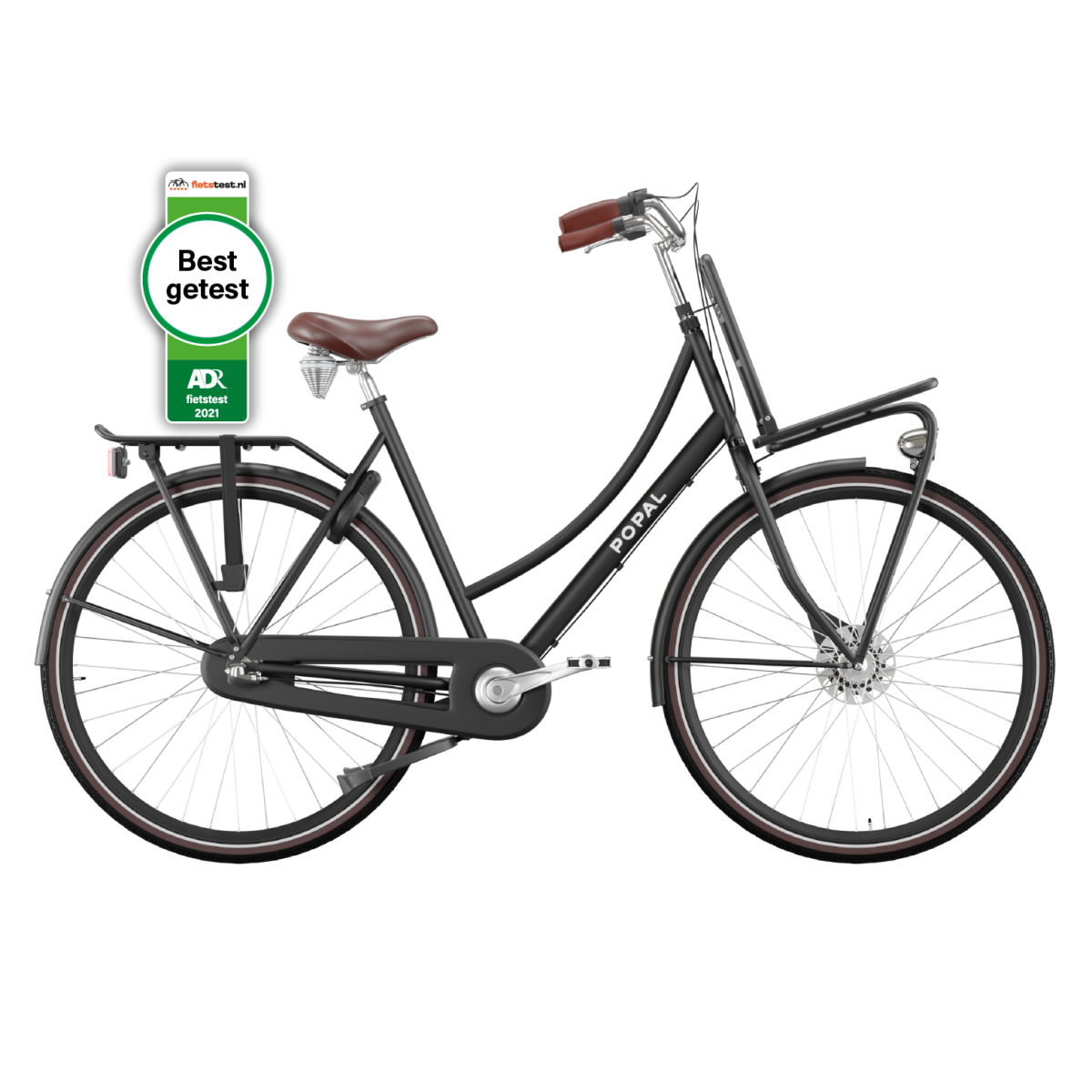 28 Tommer Damecykel Popal Prestige 3 Gear RN Mat Sort 1 28 Tommer Damecykel Popal Prestige 3 Gear RN Mat Sort