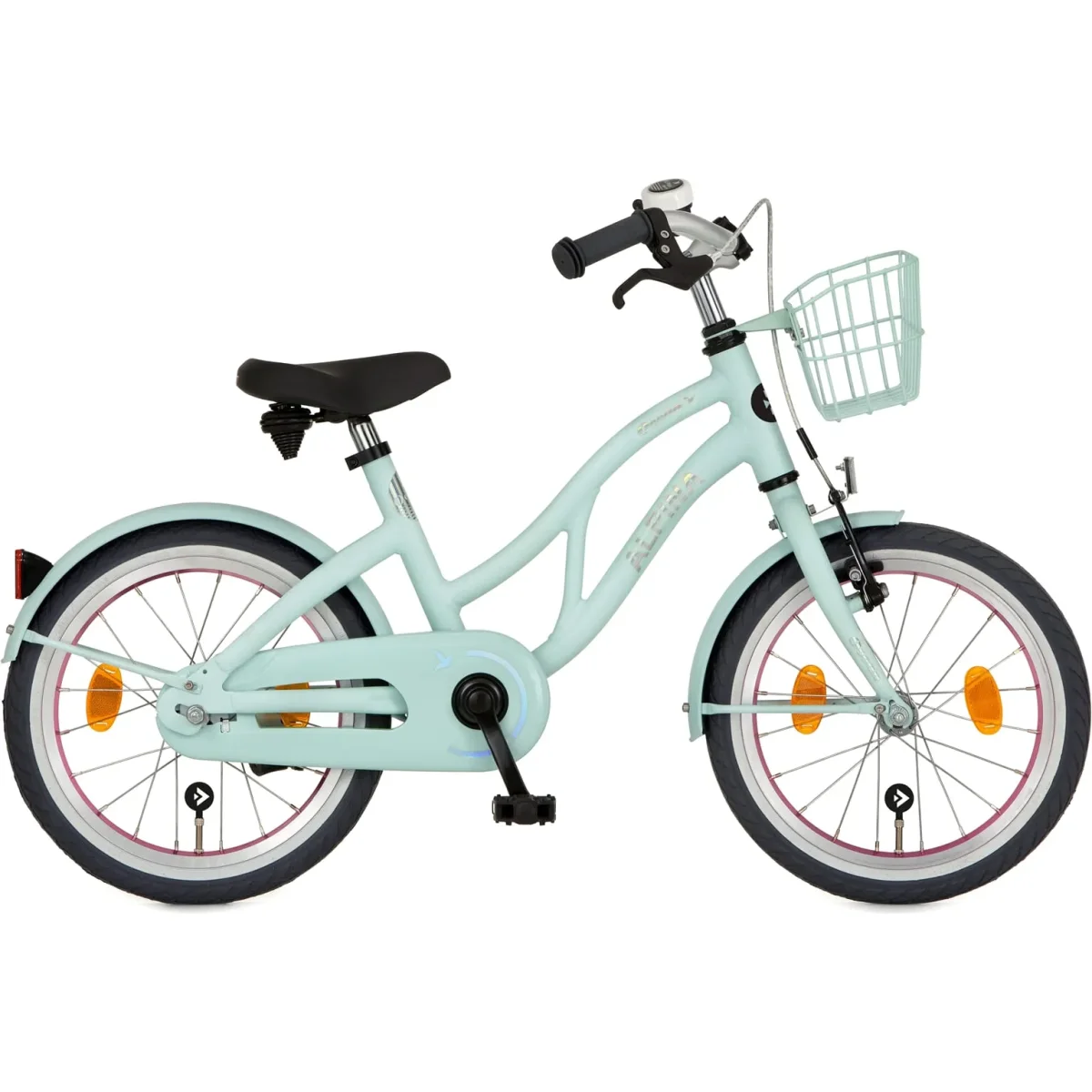 16 Tommer Alpina Ocean Pigecykel Glace Mint Mat Alu Stel 1 16 Tommer Alpina Ocean Pigecykel Glace Mint Mat Alu Stel