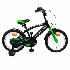 Amigo BMX FUN 16 Tommer 28 Cm Drengecykel Fodbremse Grøn/mat Sort
