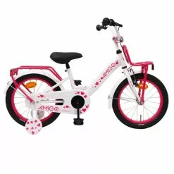 Amigo Sweetheart 16 Tommer 22 Cm Pigecykel Hvid