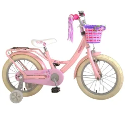 Volare Ashley 16 Tommer Pigecykel, Lyserød Med Kurv