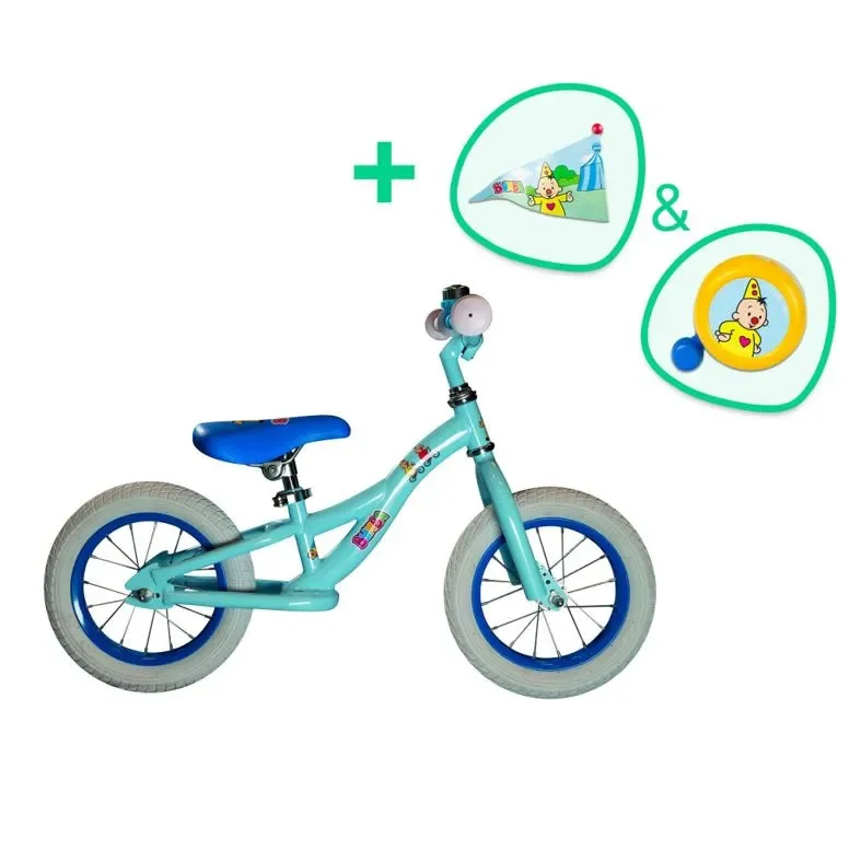 Studio 100 Bumba Balancecykel Med Flag & Ringeklokke 12" 1 Studio 100 Bumba Balancecykel Med Flag & Ringeklokke 12"