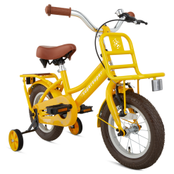 Supersuper 12 Tommer Pigecykel Cooper Bamboo Gul