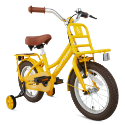 Supersuper 14 Tommer Pigecykel Cooper Bamboo Gul