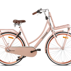 28 Tommer Damecykel Popal Daily Basic 3 Gear, Laks Farvet