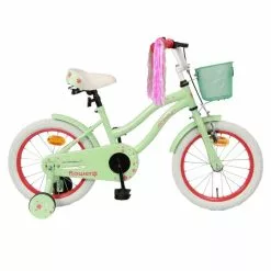 Amigo Flower 16 Tommer Pigecykel Pastel Grøn