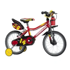 Lombardo Monopoli Drenecykel 14", Med Støttehjul, Håndbremse