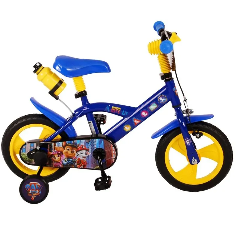 Paw Patrol 12 Tommer Drengecykel Blå/gul 1 Paw Patrol 12 Tommer Drengecykel Blå/gul