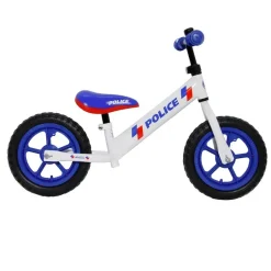 Amigo Politi 12" Balancecykel Hvid/blå