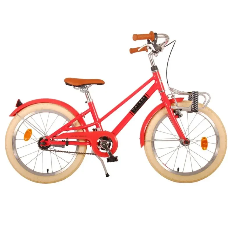 Volare Melody 18 Tommer 26 Cm Pigecykel Brake Rød 1 Volare Melody 18 Tommer 26 Cm Pigecykel Brake Rød
