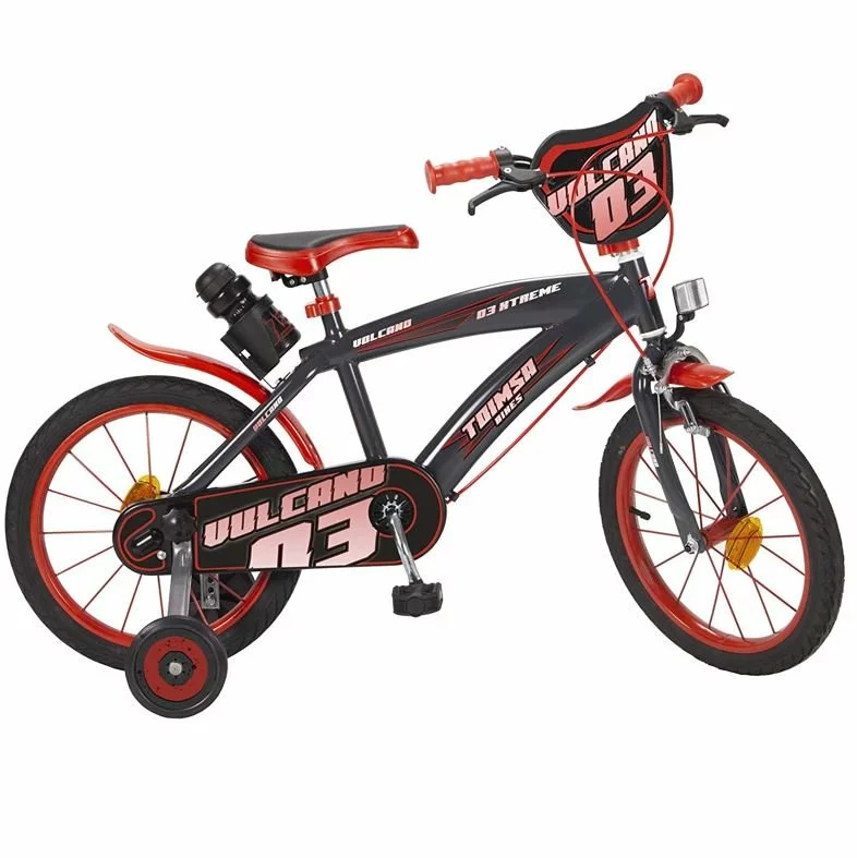 Toimsa Volcano 16 Tommer Drengecykel Sort 1 Toimsa Volcano 16 Tommer Drengecykel Sort