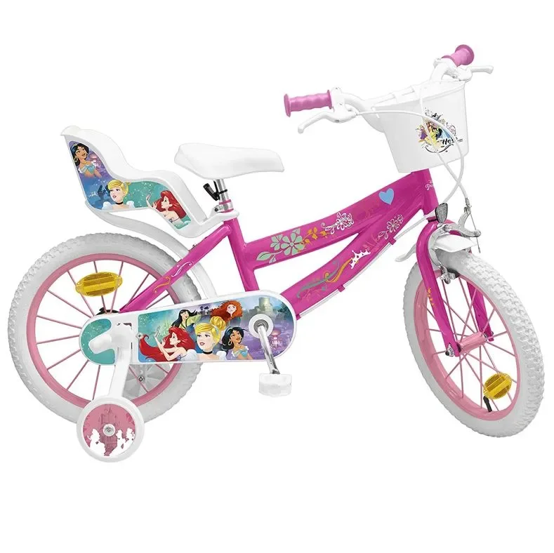 Prinsesse 16 Tommer 25,4 Cm Pigecykel Pink 1 Prinsesse 16 Tommer 25,4 Cm Pigecykel Pink